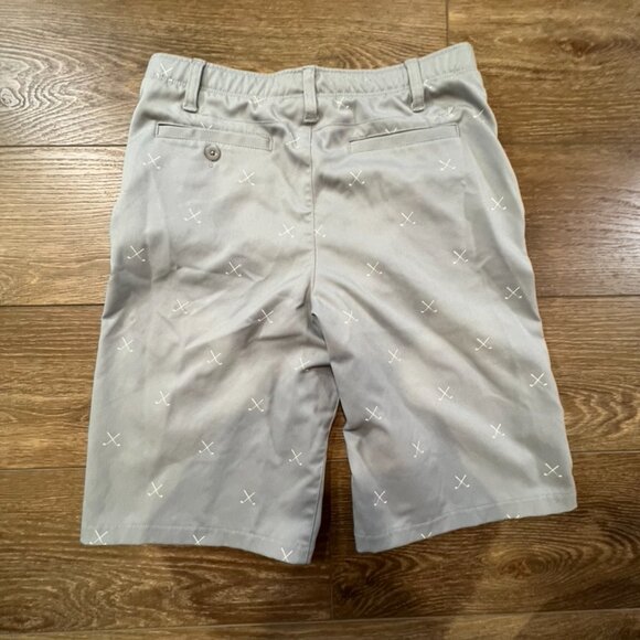 Under Armour Boys Heat Gear Performance Shorts, Golf Print, Gray, Sz 18, Preppy - Picture 10 of 13